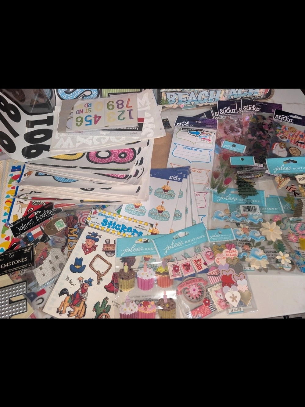 Over 40 Packs And Various Other Items